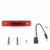 Truck-Lite 35 Series, LED, Red Rectangular, 1 Diode, Marker Clearance Light, P2, 2 Screw, Fit 'N Forget M/C 35001R3